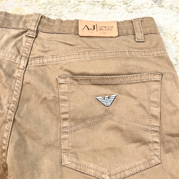 Armani Jeans,32, Khaki Color Men’s Shorts, Excellent Condition, Easily Unisex - Picture 8 of 13